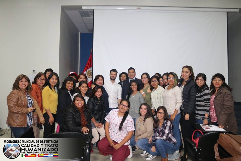 Congreso Mundial de obstetricia, Calidad y trato humanizado en Arequipa, Perú.